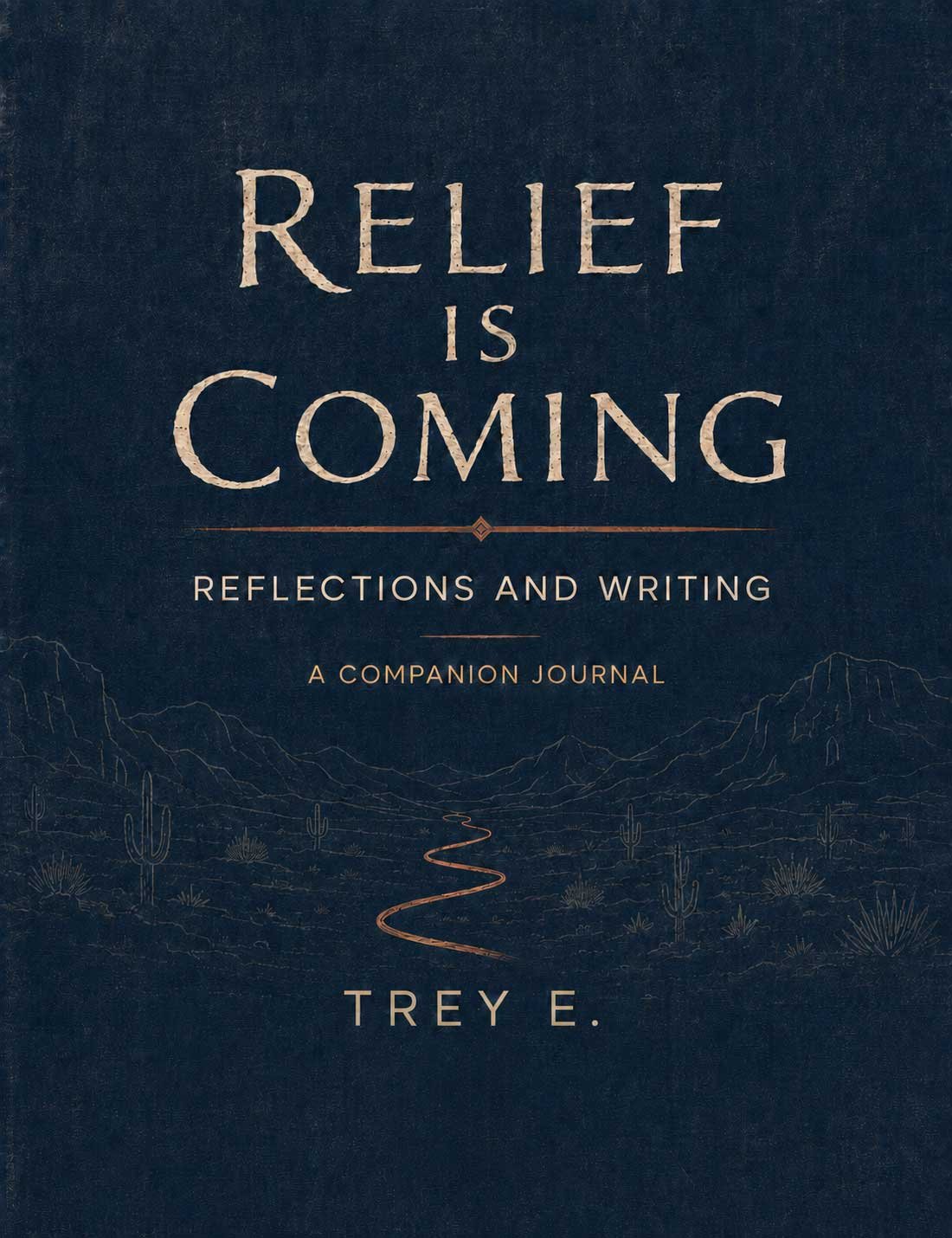 Relief Is Coming Reflections and Writing Recovery Journal cover